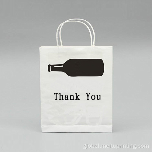 Paper Shopping Bag Eco-friendly Shopping Paper Bag In White Supplier